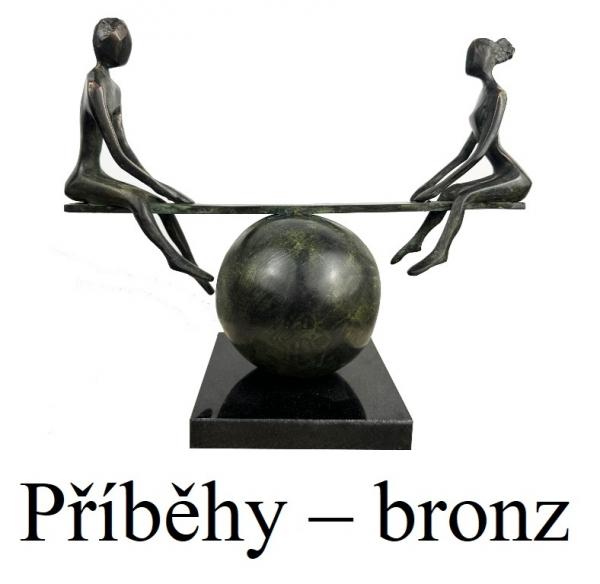 Příběhy - bronzové plastiky